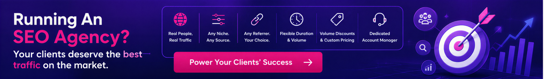 website traffic for seo agency